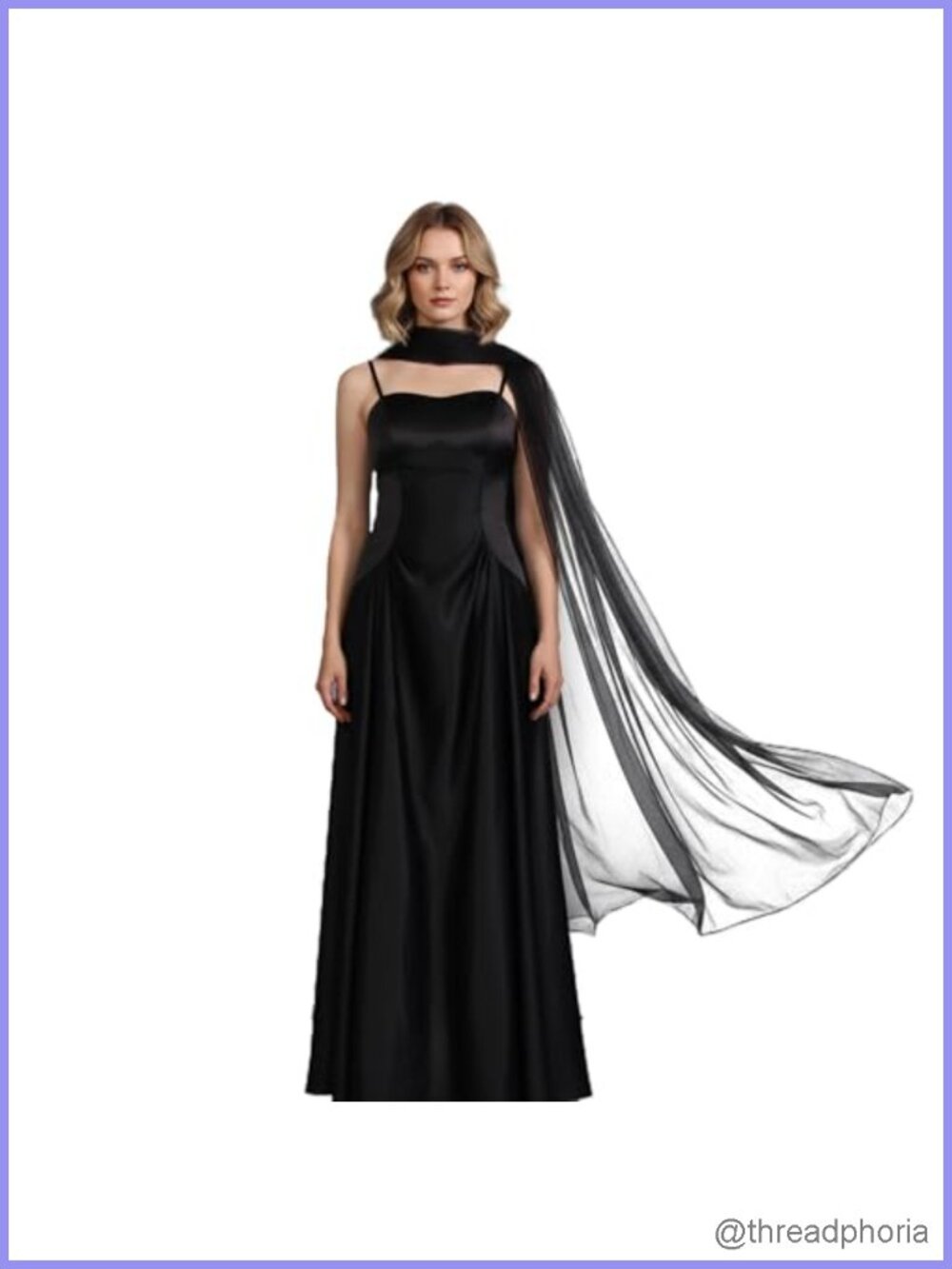 Bridal Tulle Wrap Shawl Long Lightweight Chiffon Shoulder Scarf Wedding